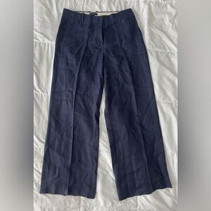 J. Crew Linen Wide Leg Pants